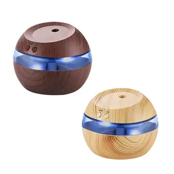 

Mini Pure Humidifier 300ml Wood Grain USB Charging essential Oil Diffusers room