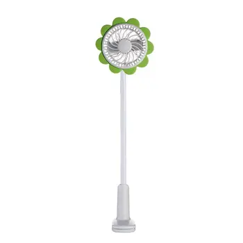 

Portable Clip on Mini USB Fan Baby Bed Pushchair Flexible USB Fan Desktop Personal PC Laptop Fan Electric Fan D08C
