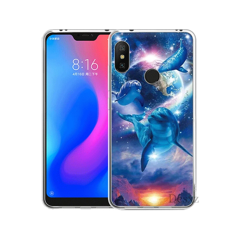 Чехол для мобильного телефона Redmi 3S 3 4 6 4A 4X 5A 7 7A K20 GO Pro Plus жесткий чехол Dolphin Cool Shell - Цвет: H9
