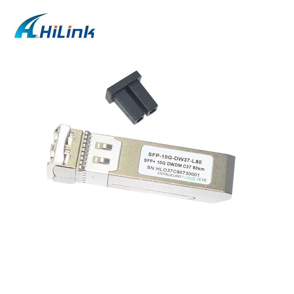 10GBASE-ZR 10G DWDM SFP+ C37 80 км двойной LC DDM оптический приемопередатчик