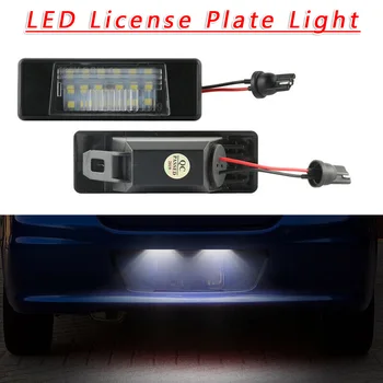 

2pcs 12V Car LED License Plate Light Canbus 26510 8990 A For Nissan Qashqai Versa X-trail Juke Patnfinder NV200 Infiniti Q50