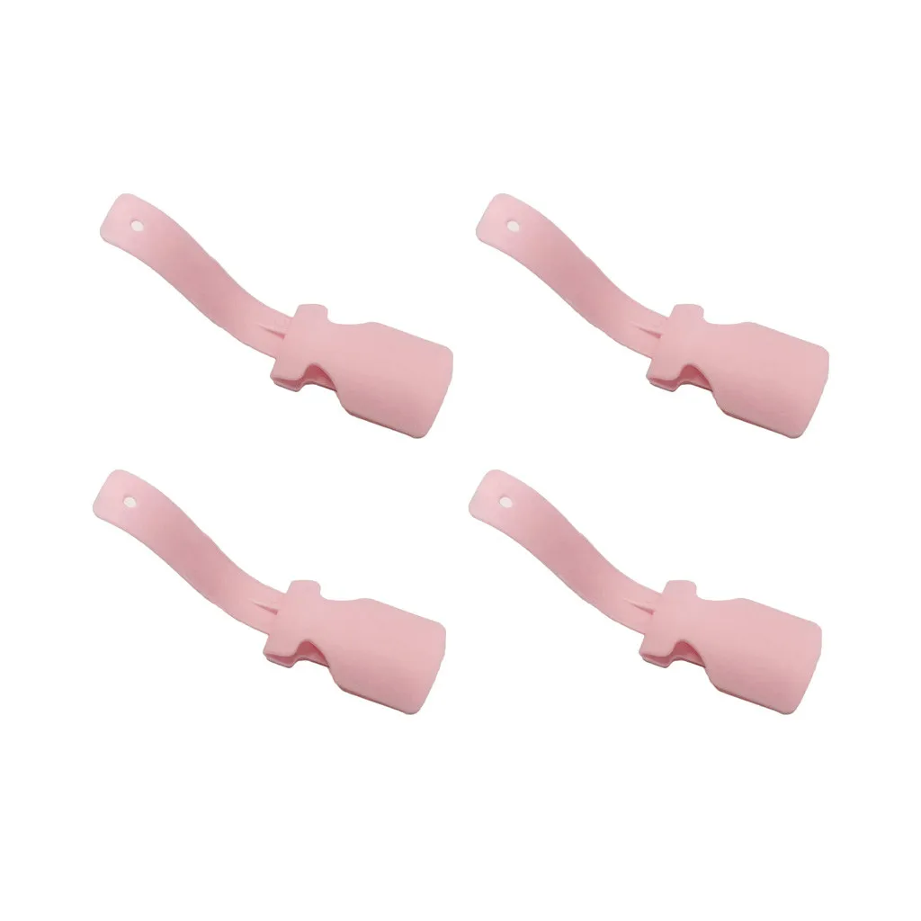4 pieces Shoe Horn Lazy Shoe Helper Portable Sock Slider Handled Shoe Horn BABY kids learnning wear Shoe Lifting Helper Easy