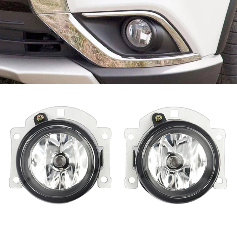Противотуманные фары MagicKit LH = RH для Mitsubishi L200 Outlander Sport ASX RVR 2010- Галогенные Противотуманные фары 55 Вт Противотуманные фары пара - Цвет: Pair