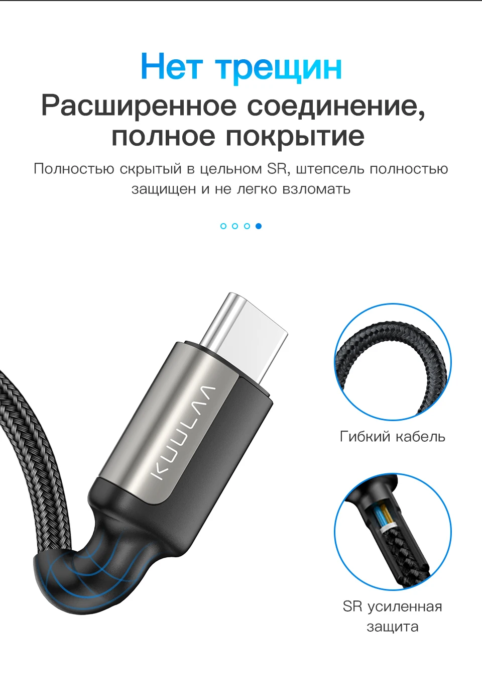 KUULAA usb type-C-usb type-C кабель для Xiaomi Redmi Note 7 60 Вт PD QC 4,0 Быстрая зарядка USB-C кабель для samsung Galaxy S10 S9