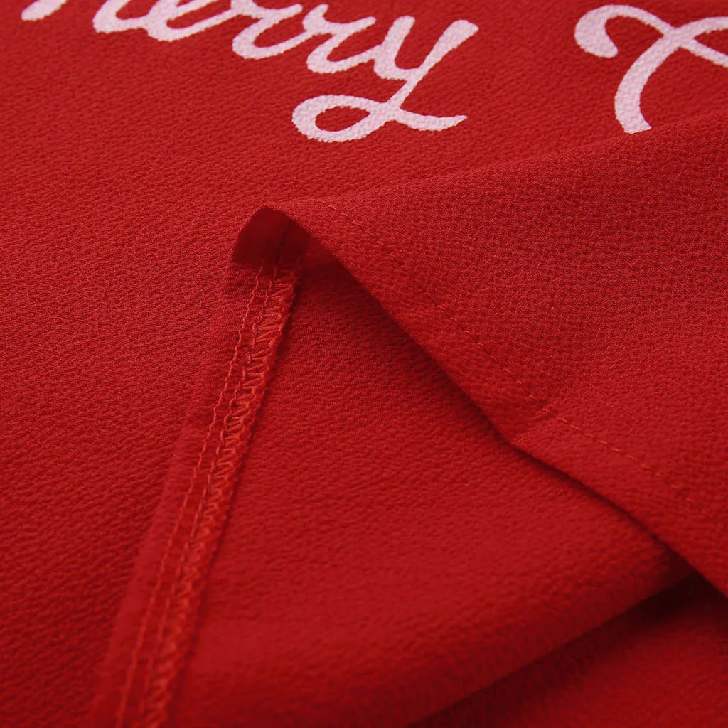Блузка женская рубашка женские топы Рождество привлекательный черный красный v-образный вырез сетчатый топ Труба рукава Свободная Повседневная Блузка