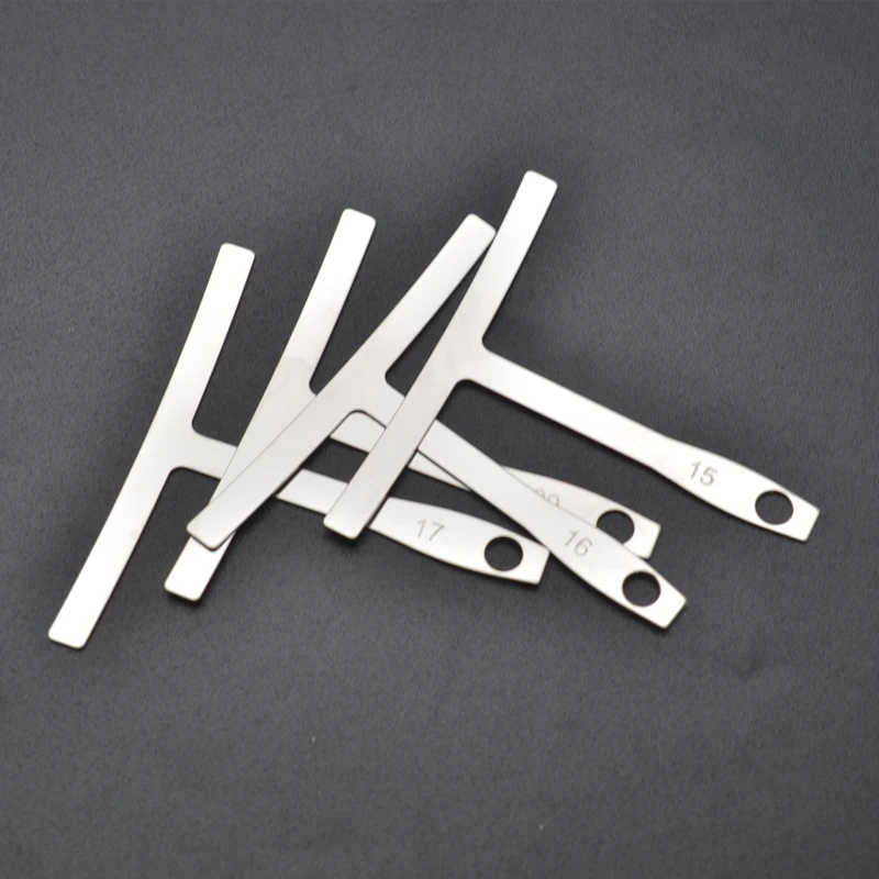 9Pcs Guitar Under string radius gauge Stainless Steel Guitar Builder luthier tools bass strings Repair Set Bass String Measure