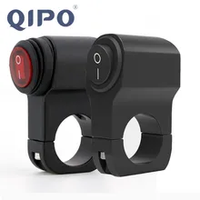 QIPO 1 шт., мотоциклетный руль, переключатель вкл/выкл, Универсальный алюминиевый сплав, CNC, металлический индикатор Morbike, светильник, ручка, 12 В, Moto