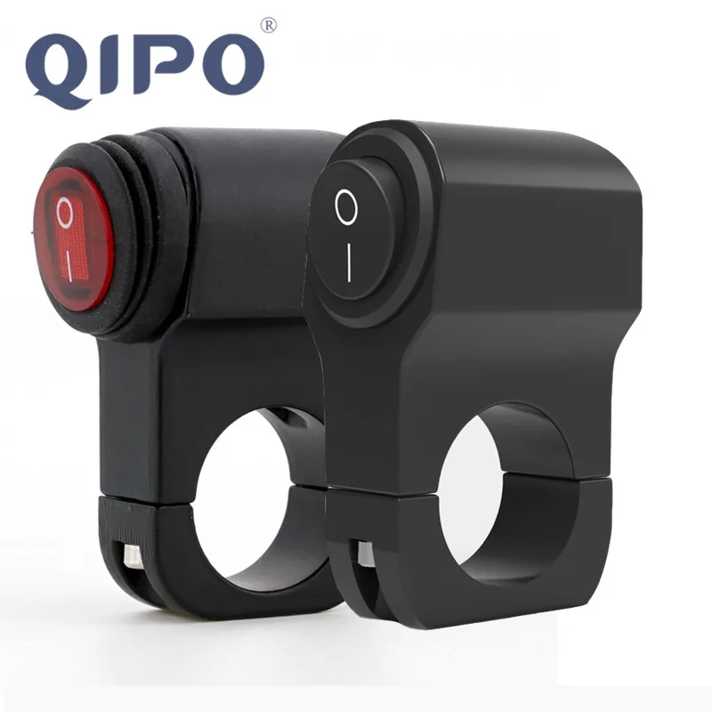 QIPO 1 шт. мотоциклетный руль переключатель ВКЛ./ВЫКЛ. Универсальный алюминиевый
