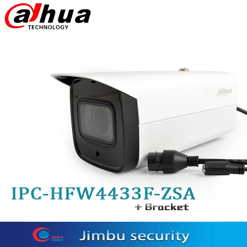 Сетевой видеорегистратор Dahua POE 4MP IP Камера IPC-HFW4433F-ZSA micro SD Max128GB варифокальный