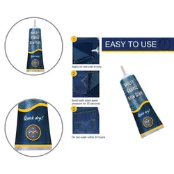Colle pratique petite sans aiguille, point longue durée, liquide, Kit de Solution de couture pour vêtements en Denim, colle à coudre 