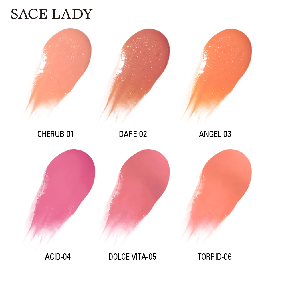 SACE LADY Makeup жидкие румяна 4 цвета Румяна для лица макияж профессиональный натуральный Румяна стойкий блеск косметика