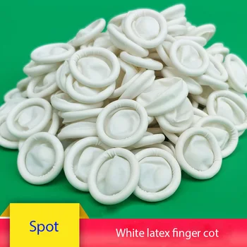 

260Pcs Pure Latex Finger Cots Rubber Gloves Antislip AntiStatic Fingertip Disposable Makeup Eyebrow Extension Gloves Tools
