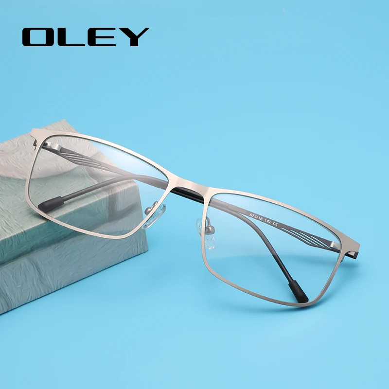 Классические квадратные очки OLEY Y7724 из титанового сплава для коррекции