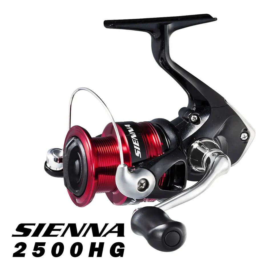 SHIMANO SIENNA спиннинговая Рыболовная катушка морская вода/Пресноводная 1000FG/2500FG/4000FG алюминиевая катушка спиннинга carretilha de pesca - Цвет: 2500HGFG