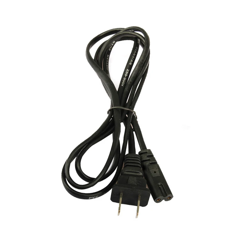 US 2-Prong порт AC шнур питания кабель для sony PS2 PS3 тонкий 50 см издание Hi 888