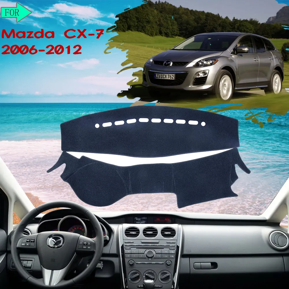 Защитный коврик для приборной панели защиты от света ковер Mazda CX-7 2006 2007 2008 2009 2010 2011