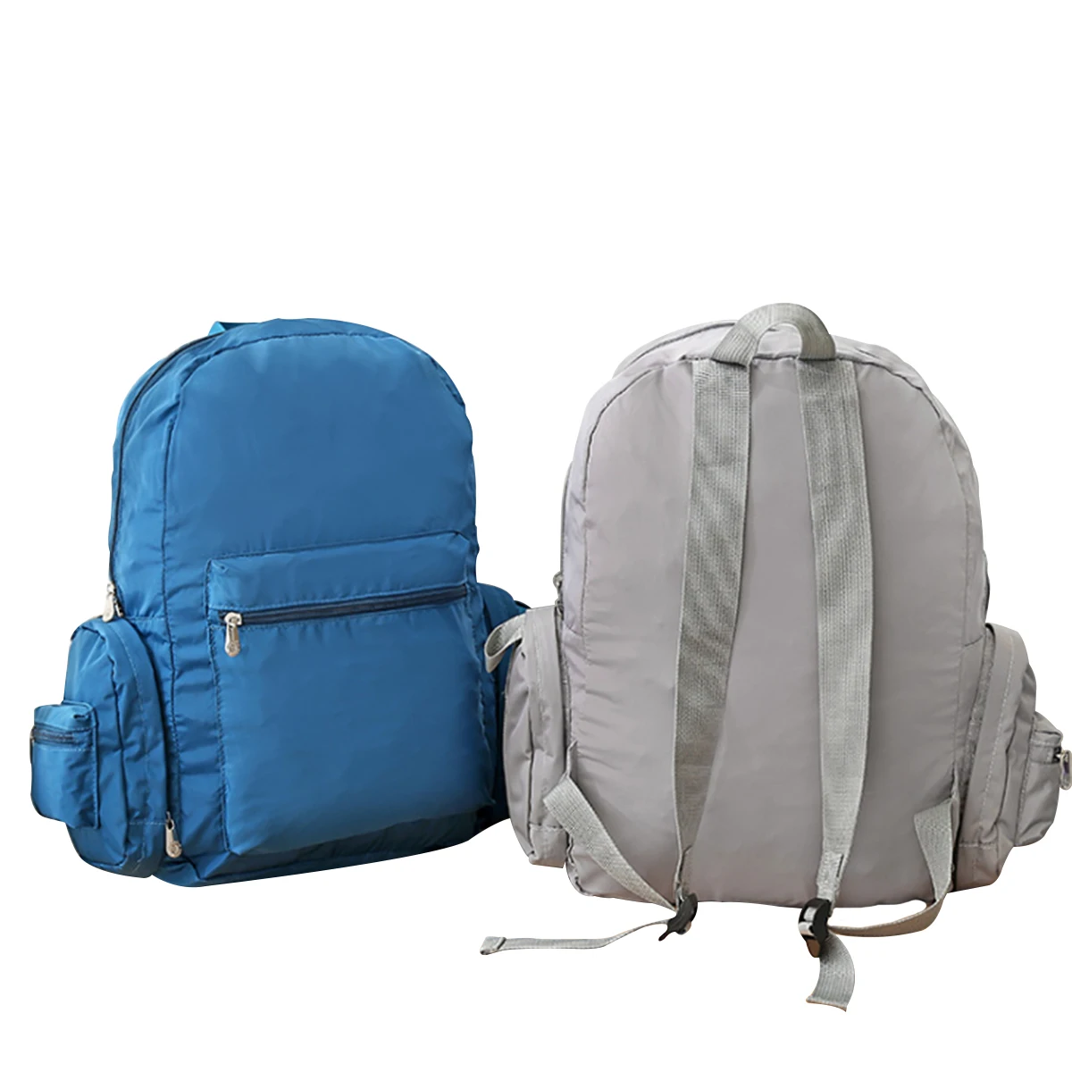 

AA 2020 Unisex Solid Color Nylon Outdoor Backpacks Ultra Lightweight Foldable Daypack Large Capacity Travelling Camping Satchel