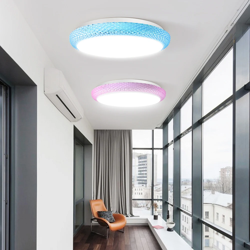 

Modern Dimmer led ceiling light Round Ceiling Lamp 220V Panel light Bedroom Living Room Lights Kitchen Fixture for Home Lighting