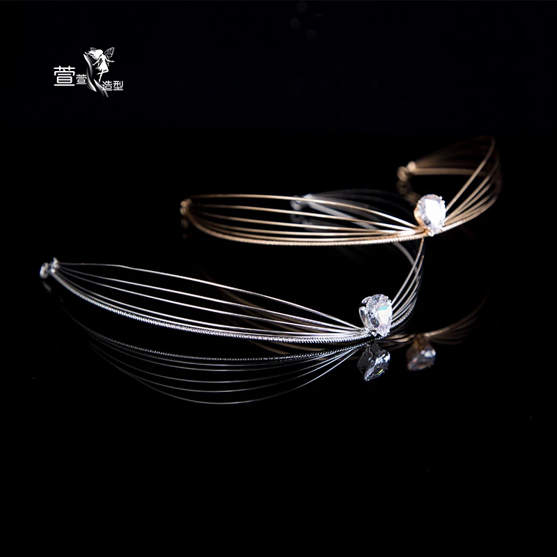 Crowns and Tiaras Crystal Pearl Bride Wedding Queen Crowns for Women Decorative Princess Tiaras Hair Accessories for Women and Girls (4)