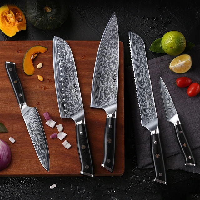 Best Selling 5pcs Knife Set Stainless Steel Knife Set Buck Knives