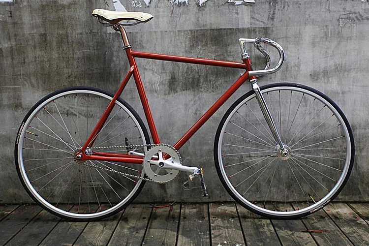 700C bike rim fixie bike wheel rim with tires sliver 20mm wheel single speed bike vintage fixed gear bike Aluminum Alloy