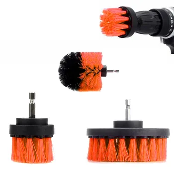 

3pcs/Set Electric Drill Brushes Cleaning Carpet Upholstery Household Scrubbing