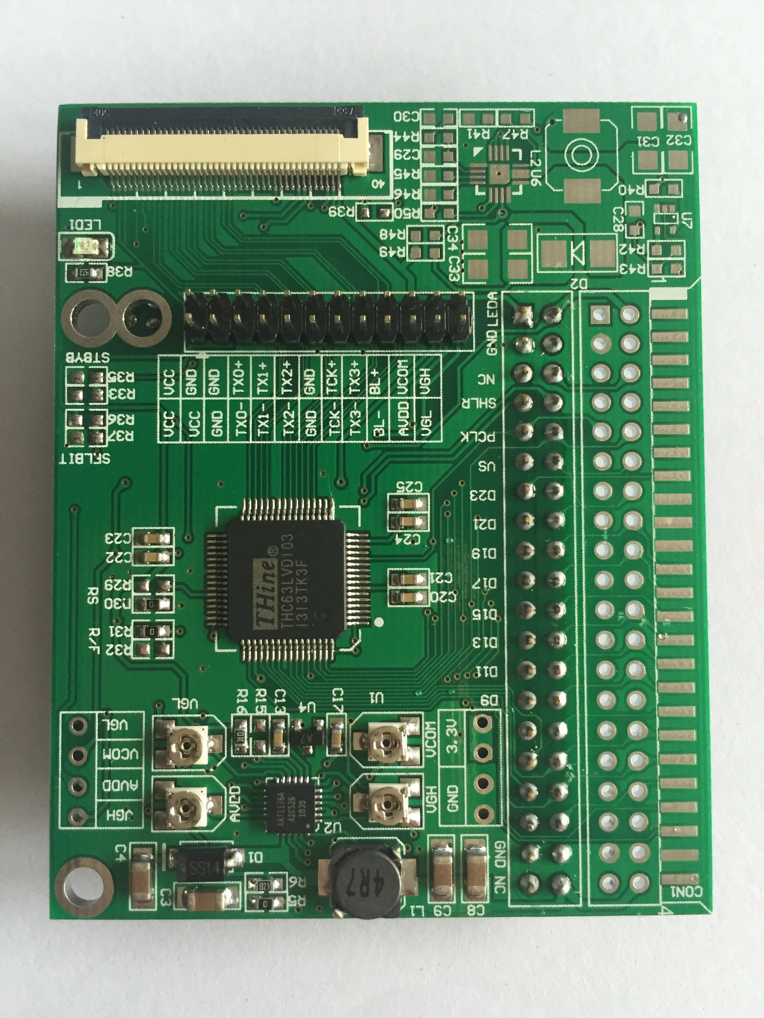 Одноканальная 8-канальная плата TTL-адаптер LVDS с четырехканальным регулируемым