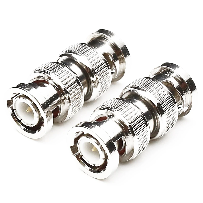 10pcs CCTV Accessories Video BNC Male to Security Coax Coupler Connector Adapter RF Convertor Surveillance System | Безопасность и