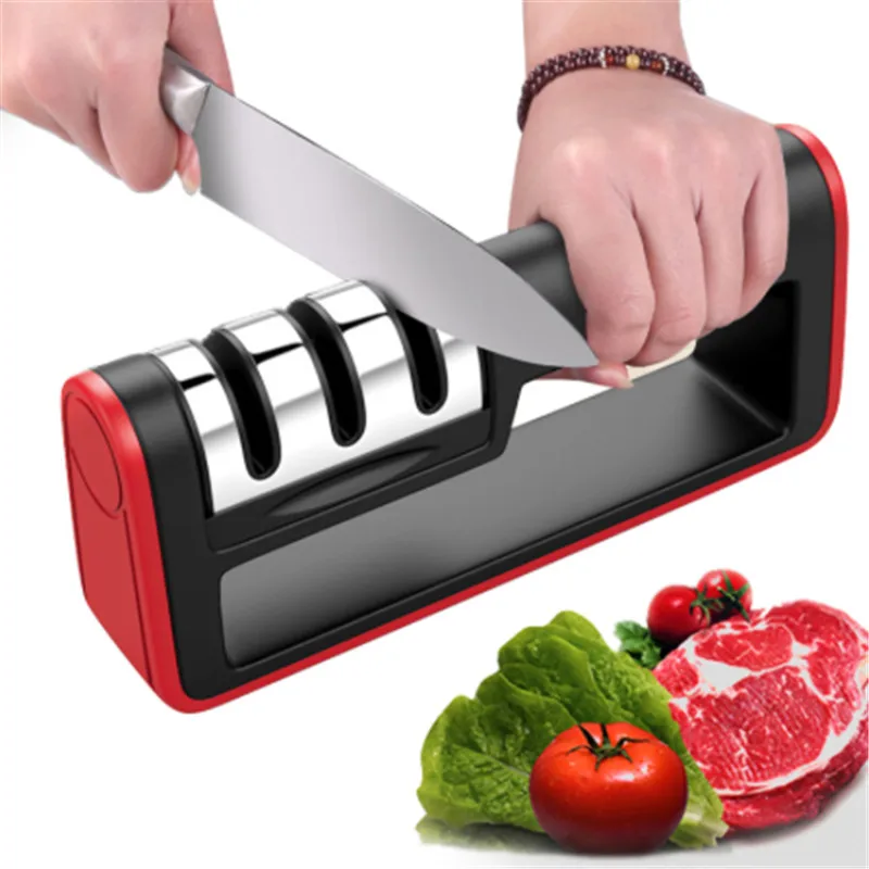 

Fast Sharpening Stone Professional 3 Stages Sharpener Knife Household Stainless Steel Diamond Sharpening Tools Sharpening Stone