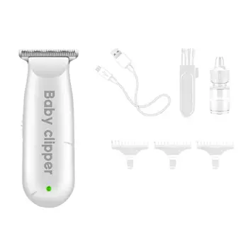 

Mini Electric Hair Trimmer Baby USB Rechargeable Hairs Clipper Infant Quiet Shaver Kids Haircut Razor