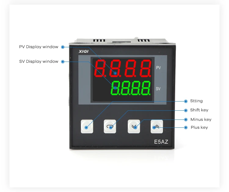 CG E5 серия K E J PT100 4-20mA 0-5v Тип AC 220V ЖК-экран с RS485 цифровой Интеллектуальный регулятор температуры Термостат