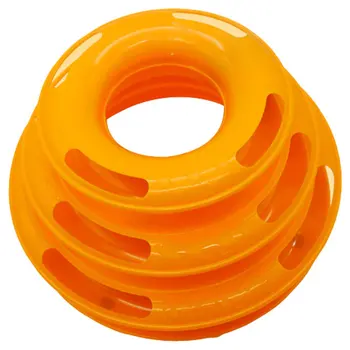 

Funny Interactive Amusement Intelligence Dog Cat Toy Three Tower Of Tracks Turntable Ball Disk Pet Kitten Game