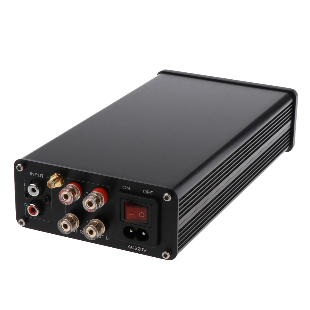 Bluetooth 4.2 Mini Hi-Fi Speaker Amplifier Compact Stereo Integrated Amplifier Soundbox, Compatible for Home Desktop