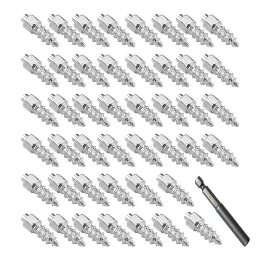 

2019 New Model 100PCs Snow Screw Tire Studs Anti Skid Falling Spikes Wheel Tyres for Car Motorcycle Bicycle For Bmw Ford VW Audi