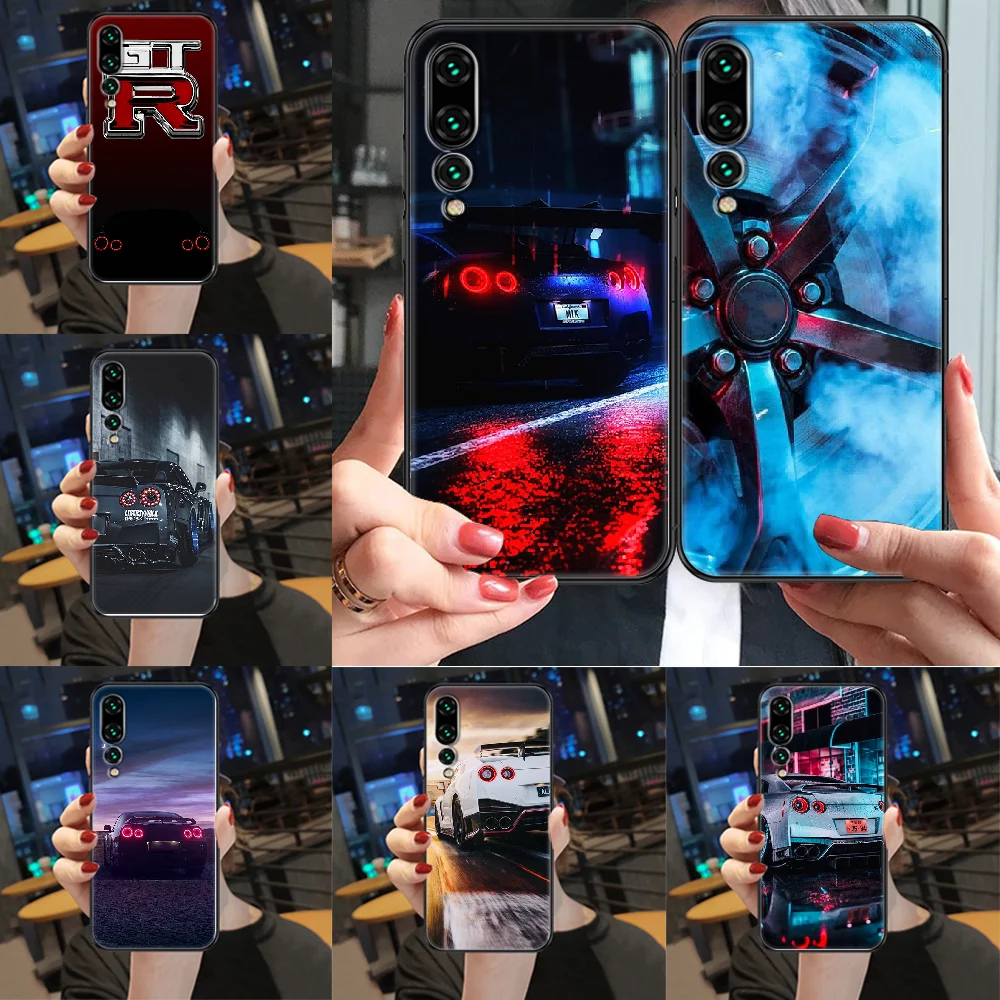 Спортивный автомобильный чехол GTR для телефона Huawei P Mate Y3 Y9 10 20 30 40 Smart Z Pro Lite 2017 2019