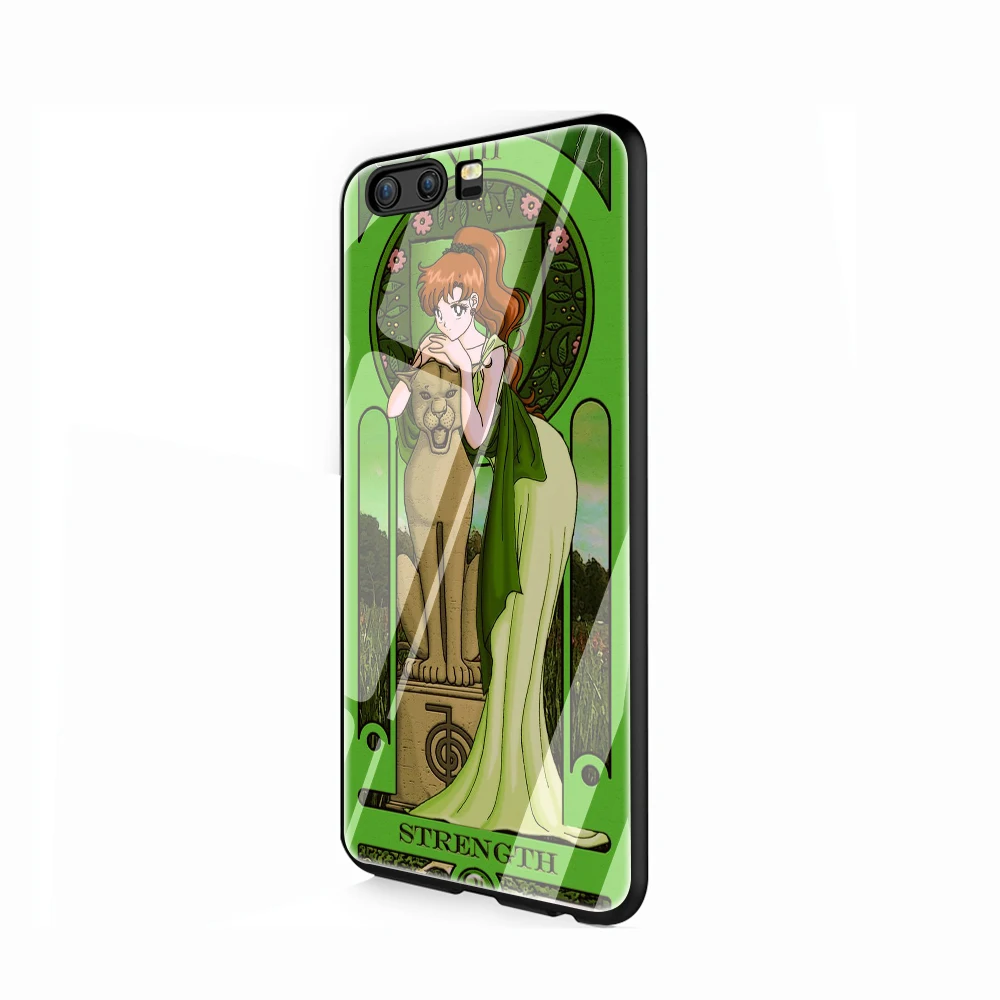 EWAU Sailor Moon Tarot отличный стеклянный чехол для телефона huawei P20 30 P Smart Mate20 pro Lite Honor9 10 Lite