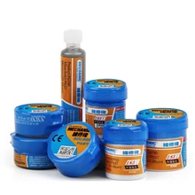 Ponto de fusão do fluxo da pasta da solda do mecânico 183c estanho sn63/pb67 para fluxos de solda do reparo da placa de circuito do ferro de solda smt smd bga