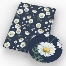 50*140 см цветок Хэллоуин полиэстер хлопчатобумажная ткань(отсоединить) пэчворк для Флаг настольная дорожка DIY Одежда чехол для подушки, c7811