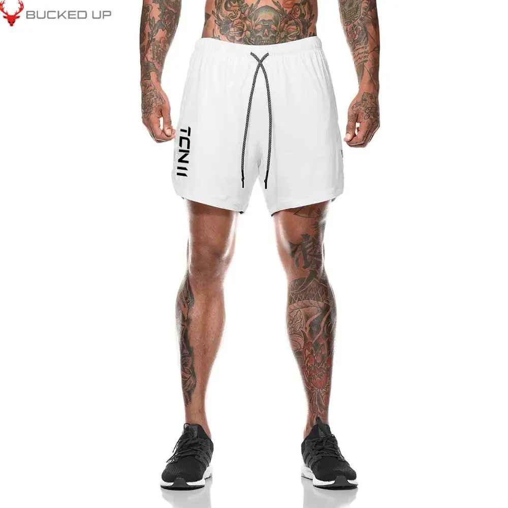 Мужские большие летние спортивные шорты для фитнеса, летние спортивные шорты для фитнеса
