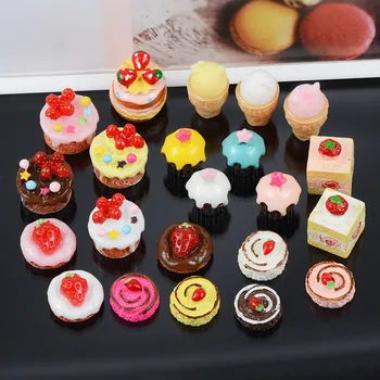 

Resin Cake Accessories Food Play Series Slime Supplies Super Light Clay Charms DIY Additives In The Slide Crafts Materials Toys