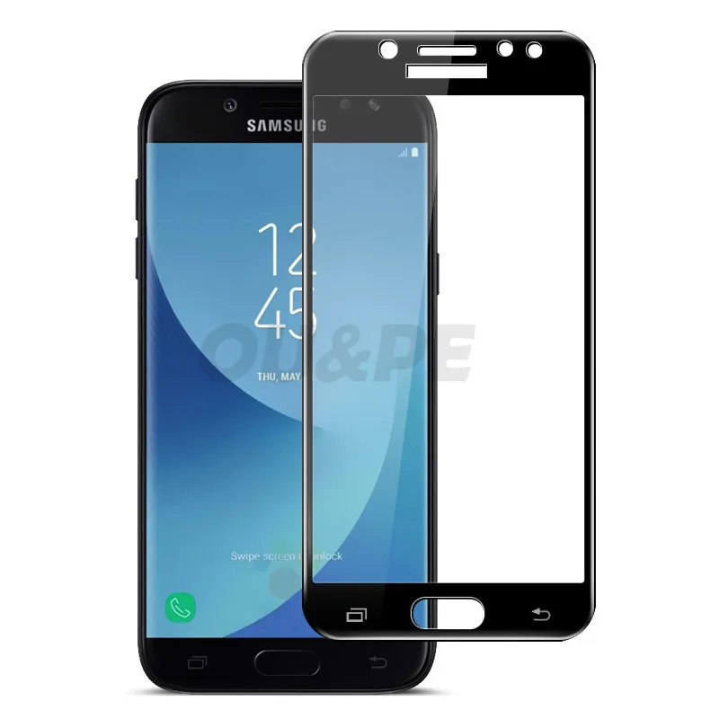 3 шт полное закаленное стекло для samsung Galaxy J4 J6 J8 A6 A8 Plus протектор экрана для samsung J7 A7 A9 защитное стекло