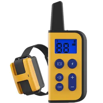 

Dogs Training Collar Remote Control Bark Stopping Device Shock Collar Waterproof Vibration Buzzer Training Colla(Random Color)