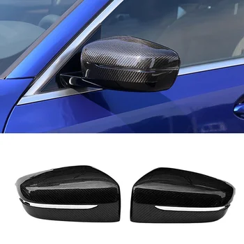 

Car Carbon Fiber Side Rear View Mirror Cover Replacement For-BMW 3 Series G20 G28 2019-2020