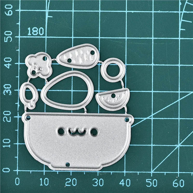 GJCrafts овощные Фрукты в чаше металлические режущие штампы для рукоделия