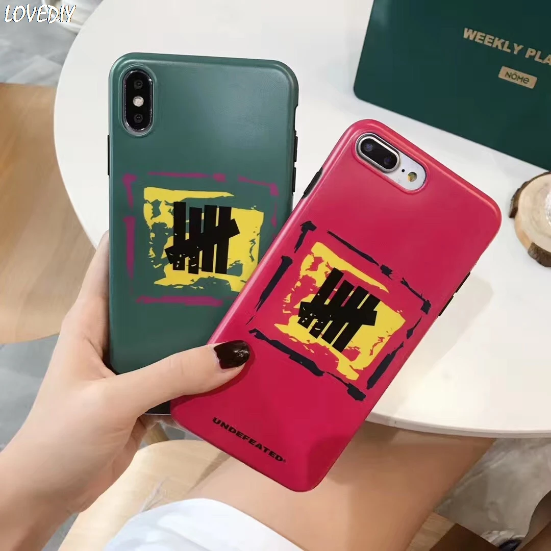 Роскошный неразбитый популярный логотип граффити чехол для Apple iPhone 7 8 6 6s plus X XS Max Xr