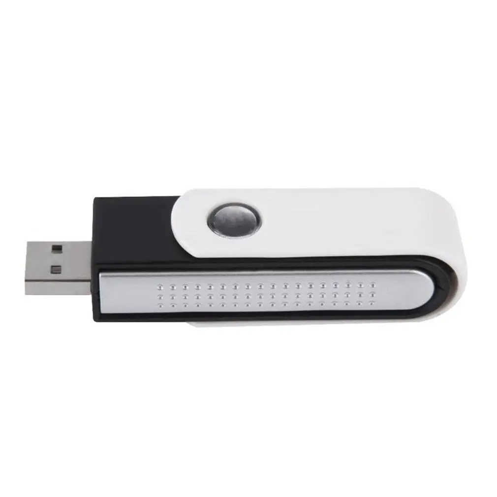 Вращающийся здоровый USB ионизатор ионный очиститель воздуха удобный свежий для ПК ноутбук QT