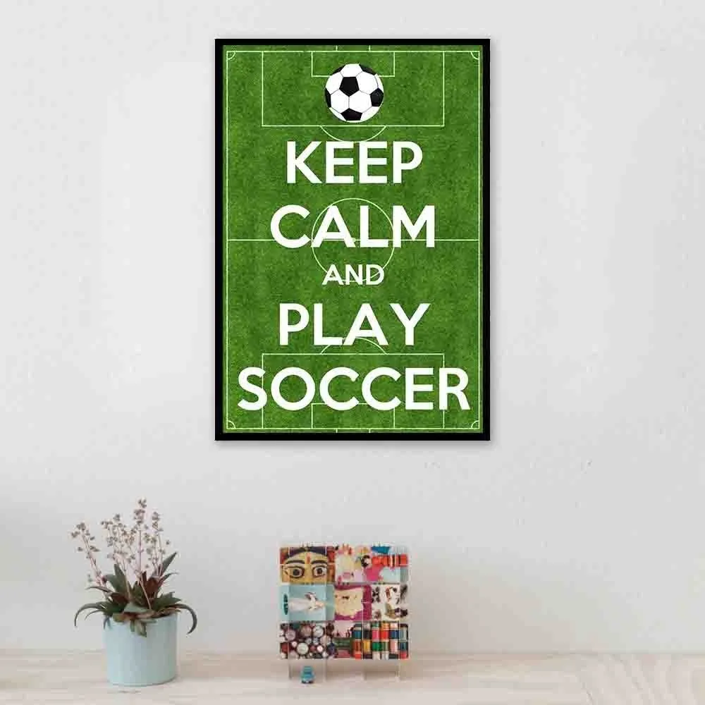 Football-Field-English-Wall-Art-Decoration-Canvas-Painting-KEEP-CALM-AND-PLAY-SOCCER-Posters-Wall-Pictures (3)