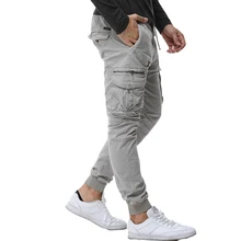 

202 Mens Camouflage Tactical Cargo Pants Men Joggers Boost Military Casual Cotton Pants Hip Hop Ribbon Male army Trousers 38