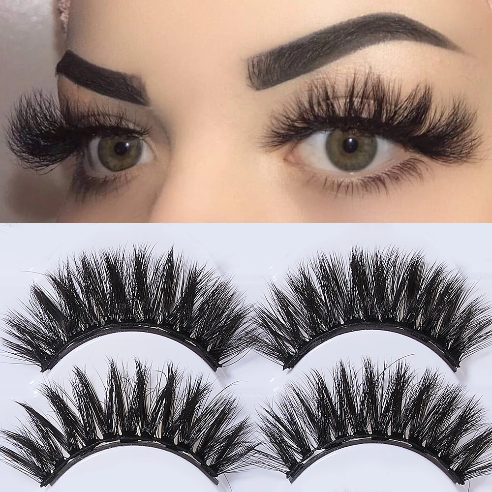 Fake Eyelashes Yelix Magnetic Eyelashes And Eyeliner Set 3D Mink Short Faux Cils Magnet Eyelashes Set Natural Waterproof Eye Lashes