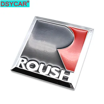

DSYCAR 3D Metal Emblem Sticker Car SUV Body Exterior Cover Decals DIY Car-Styling 3D Stickers For Ford Mustang ROUSH Modified